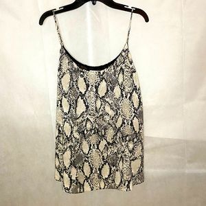 Snake Print Tank Top
